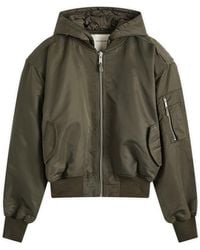 Entire studios - Hooded Broad Bomber Jacket - Lyst