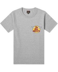 The Real McCoys The Real Mccoy's Logo Tee - Grey