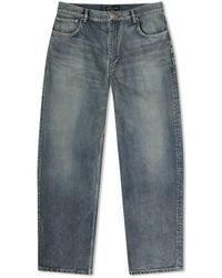 Balenciaga - Straight Leg Loose Jeans - Lyst