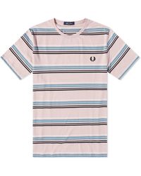 Fred Perry - Stripe T-Shirt - Lyst