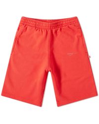 Off-White c/o Virgil Abloh Unfinished 3m Sweat Short - Red