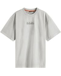 Napapijri - Split Logo T-Shirt - Lyst