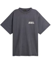 Balenciaga - Masking Tape Jersey T-Shirt - Lyst