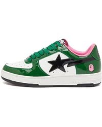 A Bathing Ape - Patent Leather Bape Sta Sneaker - Lyst
