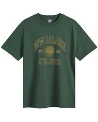 New Balance - Varsity Oversized T-Shirt - Lyst