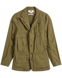 Junya Watanabe - X Needles Cotton Nylon Oxford Jacket - Lyst