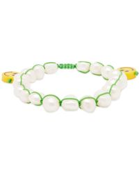 Timeless Pearly Smiley Bracelet - Green