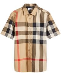 Burberry - Somerton Vintage Check Stretch-cotton Shirt - Lyst