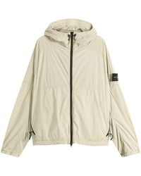 Stone Island - Ultralight Nylon Stretch-Tc Hooded Jacket - Lyst