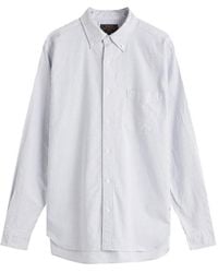 Beams Plus - Button Down Candy Stripe Shirt - Lyst