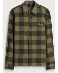 Amiri - Heavy Flannel Check Shirt - Lyst