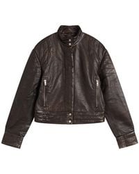 Represent - Drive Leather Jacket - Lyst
