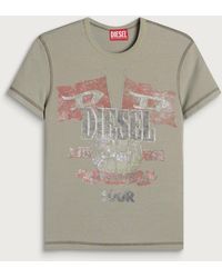DIESEL - T-Marsy-Rib Long Sleeve Top - Lyst