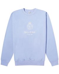 Sporty & Rich - Crown Embroidered Crew Sweat - Lyst