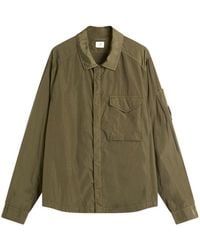 C.P. Company - Chrome-R Full Zip Overshirt - Lyst