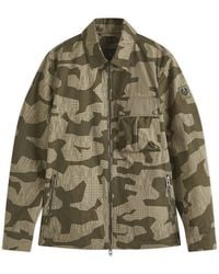 Belstaff - Terrain Camo Drone Overshirt - Lyst
