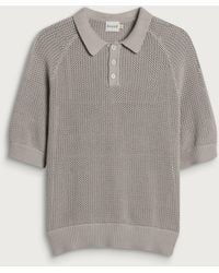 BOUND - Crochect Knit Polo - Lyst