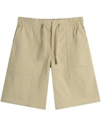 Drole de Monsieur - Cotton Elasticated Waist Shorts - Lyst
