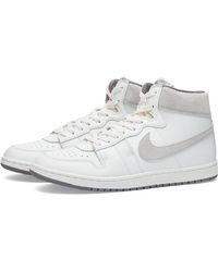 nike air ship white red