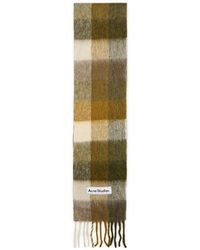 Acne Studios - Vally Checked Scarf - Lyst