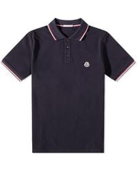 Moncler - Classic Logo Polo Shirt - Lyst