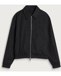 Ami Paris - Cotton Adc Padded Zipped Jacket - Lyst