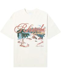 Rhude - Cannes Beach T-Shirt - Lyst