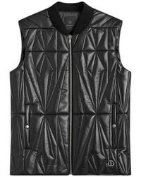 Rick Owens - X Moncler Geocamo Flight Leather Vest - Lyst