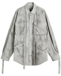 Acne Studios - Siguel Cotton Twill Utility Overshirt - Lyst