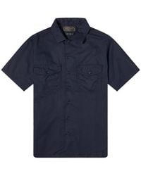 Beams Plus - Work Twill Short Sleeve Shirt - Lyst