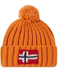 Napapijri Semiury Bobble Hat in Yellow 