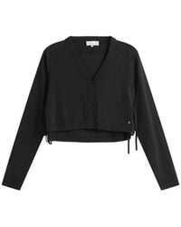 Stel - Side Tie V Neck Jumper - Lyst