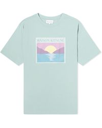 Maison Kitsuné - Sunset Postcard Comfort T-Shirt - Lyst