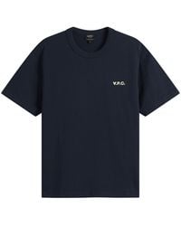 A.P.C. - Small Vpc Logo T-Shirt - Lyst