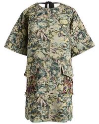 Ganni - Boxy Kimono Mini Dress - Lyst