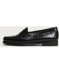 G.H. Bass & Co. - Easy Weejun Penny Exotic Loafers - Lyst