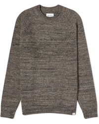 Norse Projects - Roald Wool Cotton Ribbed Crew Knit - Lyst
