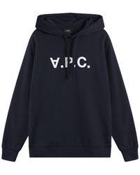 A.P.C. - Vpc Logo Hoodie - Lyst