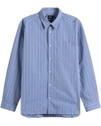 A.P.C. - Loose-Fit Striped Shirt - Lyst