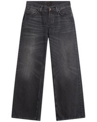 Nudie Jeans - Loud Larry Wide Leg Jeans - Lyst