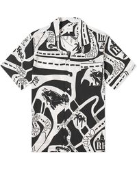 Rhude - Strada Silk Vacation Shirt - Lyst