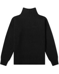 MHL by Margaret Howell Wide Neck Knit - Black