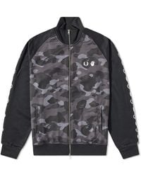Fred Perry - X Bape Camo Track Jacket - Lyst