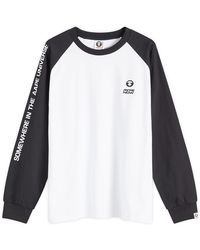 Aape By A Bathing Ape - Aape Now Raglan Long Sleeve T-Shirt - Lyst