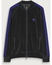 Needles - Velour Rib Collar Track Jacket - Lyst