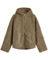 Represent - Relaxed-Fit Hooded Fleece Jacket - Lyst