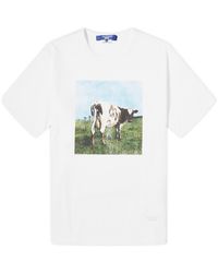 Junya Watanabe - Junya Watanabe Cow Print T-Shirt - Lyst