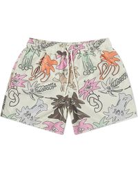 Palm Angels - All Over Print Swim Shorts - Lyst