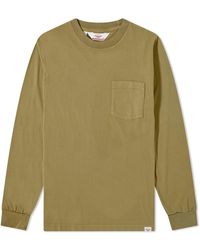 Battenwear Long Sleeve Pocket T-shirt - Green