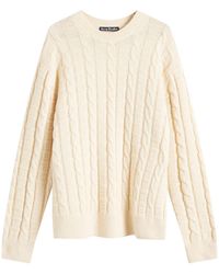 Acne Studios - Kelviro Cable Face Jumper - Lyst
